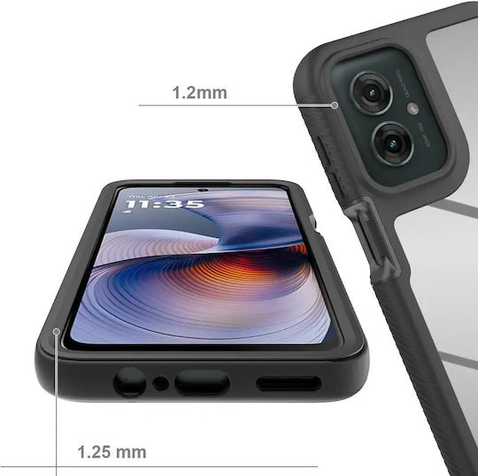 Tech-Protect Defense Back Cover Μαύρο (Moto G15)