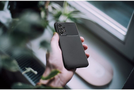 Carbon Backcover aus schwarzem Silikon (Galaxy S26 FE)