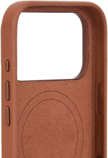Mujjo Back Cover Μεταλλικό 1mm Καφέ (iPhone 18 Pro / 17 ProXiaomi 17 Pro)