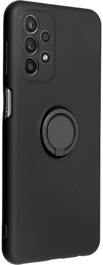 Ring Back Cover Σιλικόνης / Πλαστικό Μαύρο (Galaxy S26 FE)