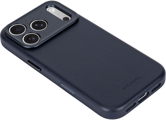 Decoded Husă Spate Din Piele Albastru Marin (iPhone 18 Pro Max / 17 Pro MaxXiaomi 17 Pro Max)