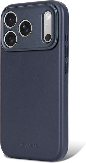Decoded Husă Spate Din Piele Albastru Marin (iPhone 18 Pro Max / 17 Pro MaxXiaomi 17 Pro Max)