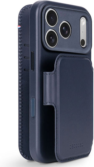 Decoded Leder-Brieftasche in Marineblau (iPhone 18 Pro Max / 17 Pro MaxXiaomi 17 Pro Max)