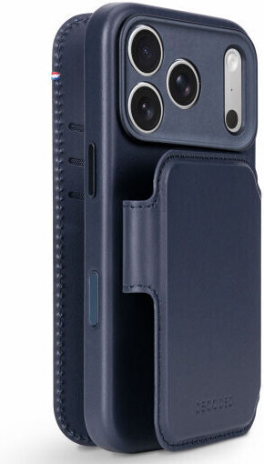Decoded Leder-Brieftasche in Marineblau (iPhone 18 Pro Max / 17 Pro MaxXiaomi 17 Pro Max)