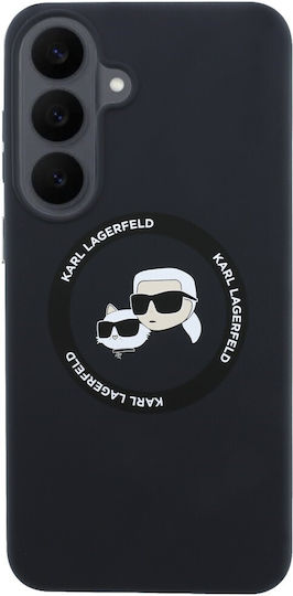 Karl Lagerfeld Silikon-Backcover / Schwarzer Kunststoff (Galaxy S26 FE)
