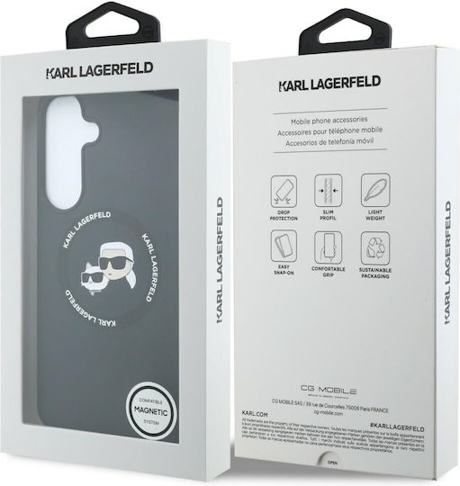 Karl Lagerfeld Silikon-Backcover / Schwarzer Kunststoff (Galaxy S26 FE)