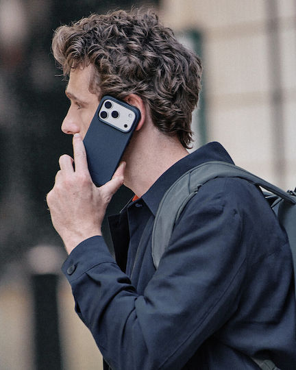 Mujjo Back Cover Μεταλλικό 1mm Navy Μπλε (iPhone 18 Pro / 17 ProXiaomi 17 Pro)