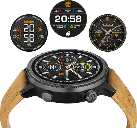 Timberland Trail Force S1 48mm Smartwatch με Παλμογράφο (Ταμπά)