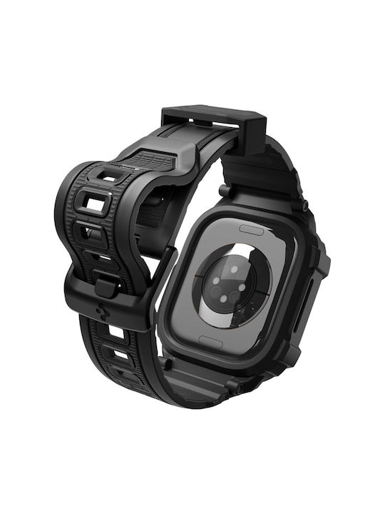 Spigen Husă din Silicon Neagră pentru Apple Watch 12 46 mm Spigen Husă din Silicon Neagră pentru Apple Watch 12 46 mm