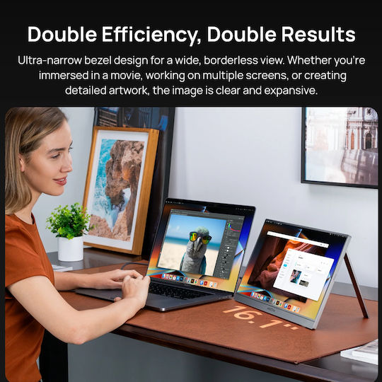 Z1C HDR Portable Monitor 16.1" FHD 1920x1080 Grey