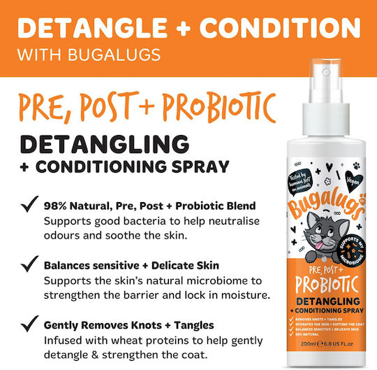 Pre, Post & Probiotic Cat Detangling Spray 200ml