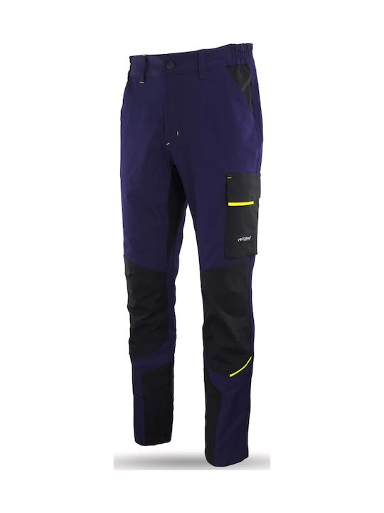 Galaxy Pantaloni de Lucru Reflectorizanți Albastru Marin