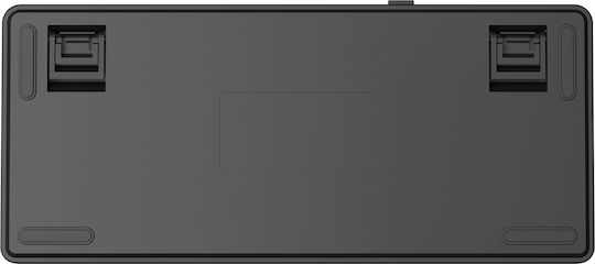 Aula F75HE Kabelloses Gaming-Tastatur 75% mit Magnetischen Schaltern und RGB-Beleuchtung Englisch US Schwarz/Grau