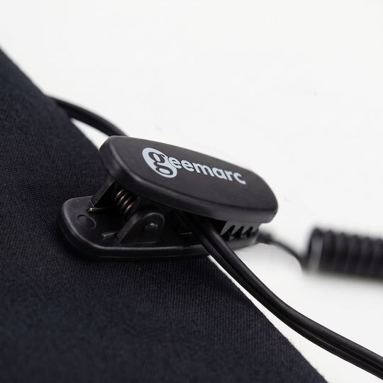 Geemarc 3.5mm Jack Senior Earphone In-line Mic Hearing Aids Black