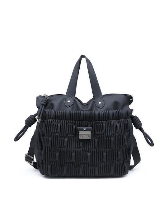 Women's Black Shoulder Bag