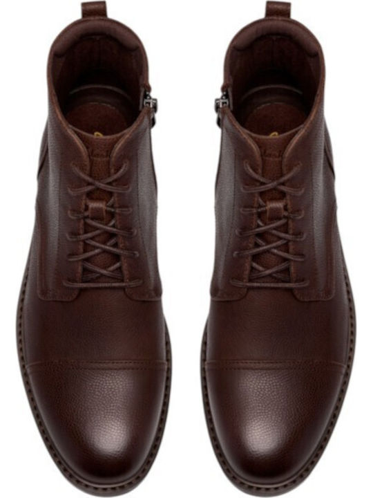 Aldwin 2 Cap Leather Men's Boots Brown