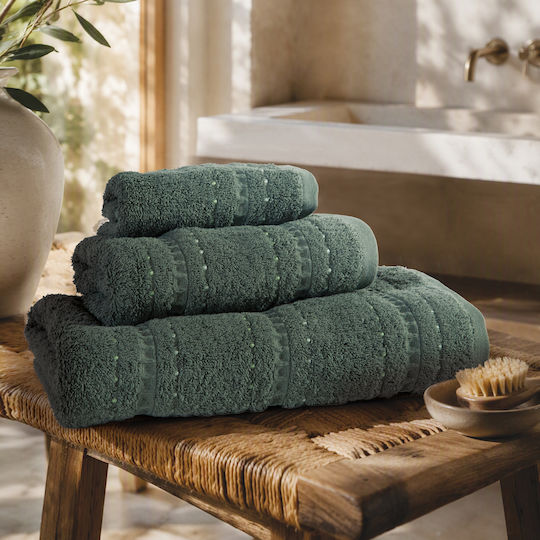 Nef-Nef Homeware Harmony Κουρτίνα Υφασμάτινη 180x180cm Green