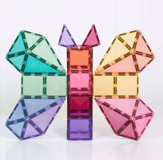 Connetix Μαγνητικό Παιχνίδι Κατασκευών Pastel για Παιδιά 3+ Ετών