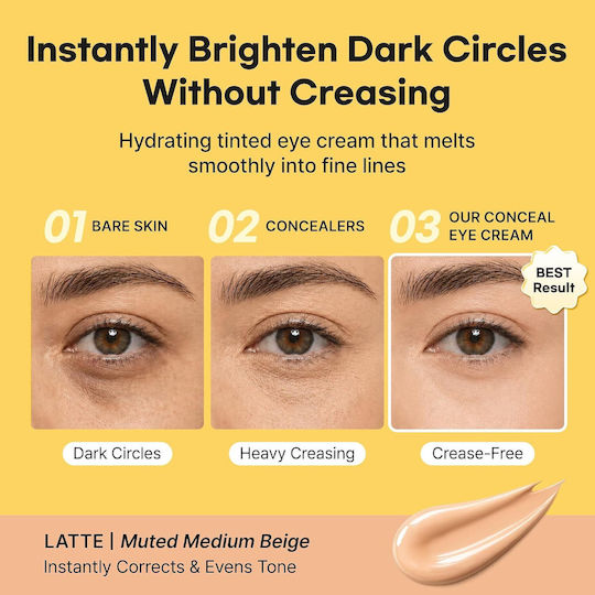Banana Pdrn Eye Cream for Dark Circles & Moisturising With Colour 15gr