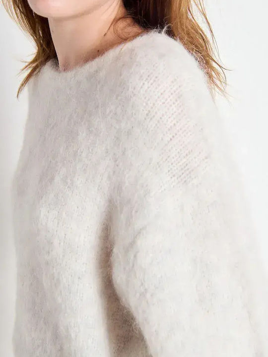Niby Women's Long Sleeve Cropped Sweater Lilac