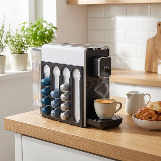 Izzy IZ-3060 Nespresso Capsule Coffee Machine 20bar White