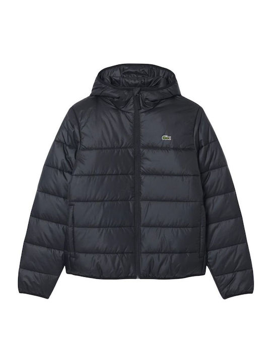 Wasserdichte Pufferjacke Black Graphite