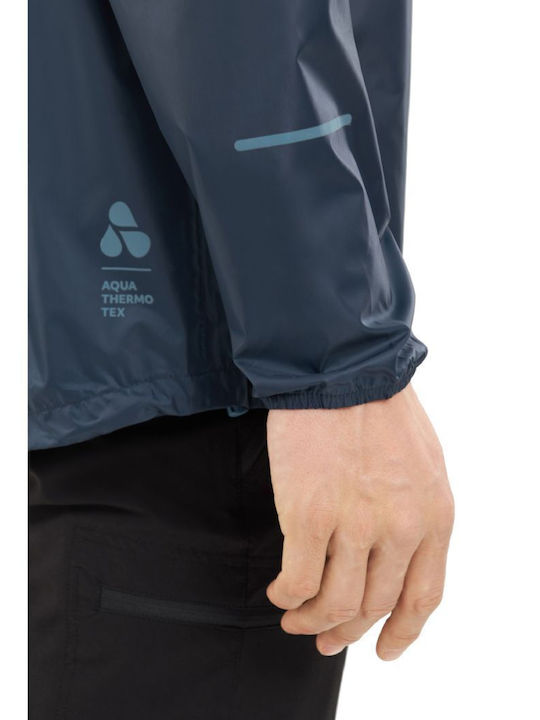 Wasserdichte Jacke Dunkelblau