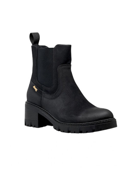 Damen Chelsea-Stiefeletten Schwarz