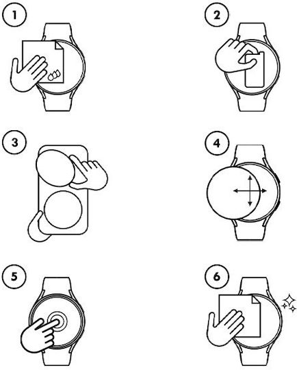 GrizzGlass CeramicFilm Displayschutzfolie für das Huawei Watch 4 / Watch 4 ProGalaxy Watch 4 Classic 46mm 1Stück