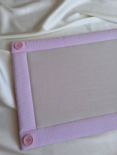 Bază Roză din Material Textil pentru Mărturii