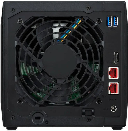 Asustor AS5404T-8G NAS με 4 θέσεις για HDD/M.2/SSD και 2 θύρες Ethernet