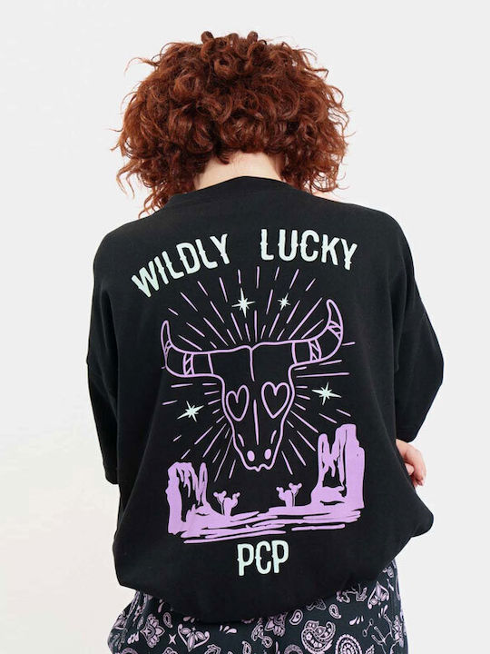 Damen-T-Shirt Schwarz