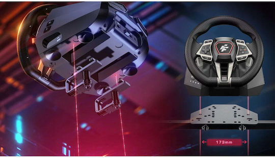 FlashFire Imola F107 Volan pentru jocuri cu schimbător de viteze și pedale pentru PC / PS4 / PS5 / Xbox Series X/S cu 900° de rotație