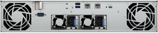 Synology RackStation RS1226RP+ NAS Rack με 8 θέσεις για HDD/M.2/SSD και 2 θύρες Ethernet