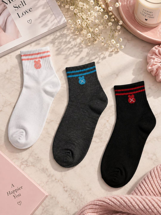 Yookie Γυναικείες Κάλτσες Πολυχρωμο 3Pack Yookie Γυναικείες Κάλτσες Πολυχρωμο 3Pack