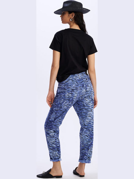 Pantaloni de Piele pentru Femei Leopard Future Dusk