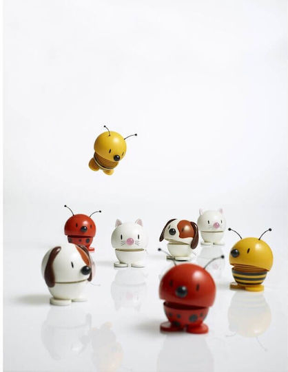 Decorative Figure Hoptimist Ladybird Red H 6.8 Cm D 5.8 Cm