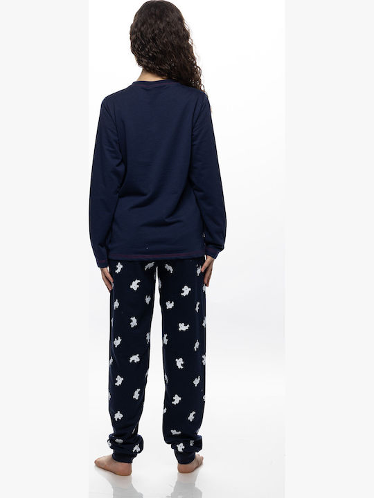Galaxy Kinder-Pyjama Blau