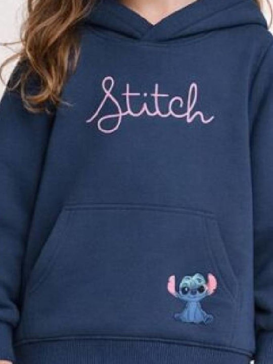 Kinder-Hoodie mit Kapuze Navy