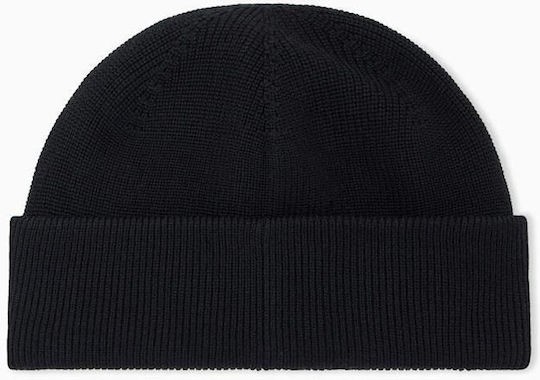 Beanie Ανδρικός Σκούφος Πλεκτός σε Μαύρο χρώμα