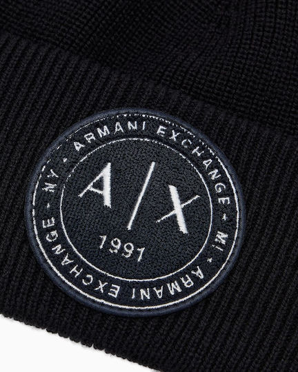Beanie Ανδρικός Σκούφος Πλεκτός σε Μαύρο χρώμα