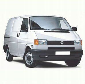 Wipcar Huse Față Auto Volkswagen Transporter / T4 Gri / Negre