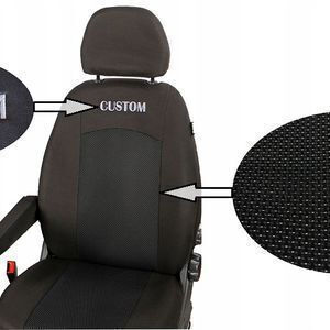 Wipcar Coperte Frontale Auto Negre