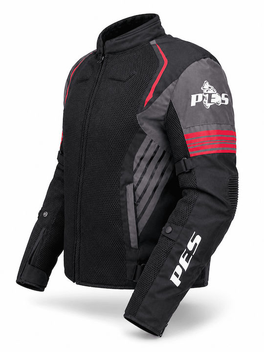 Grand Air Jachetă Moto de Iarnă pentru Bărbați Impermeabilă Neagră