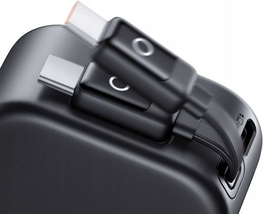 Mcdodo 130-W-Autoladegerät mit Anschlüssen: 1 × USB-A, 1 × Typ-C, inklusive Typ-C-Kabel, Schwarz