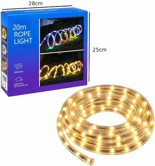 Warm White Christmas Tube Light 20m