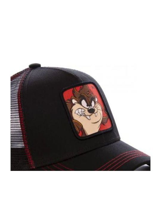 Capslab X Looney Tunes Taz Trucker Cap Cl Loo 1 Taz1b Black-cl Loo 1 Taz1b-black