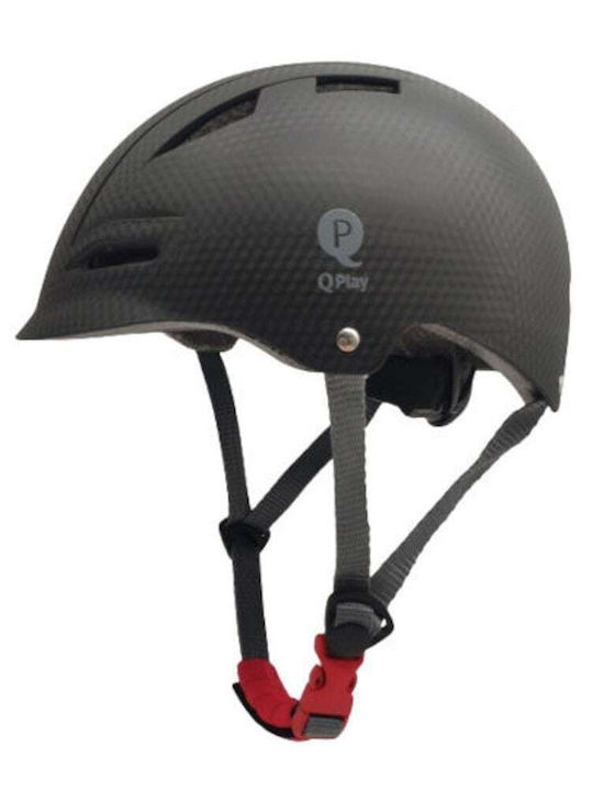 Q Play Kinderhelm für Roller Schwarz