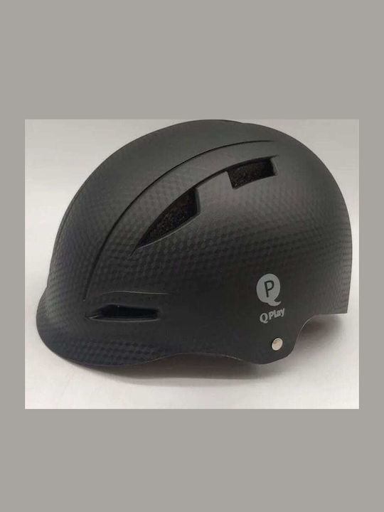 Q Play Kinderhelm für Roller Schwarz