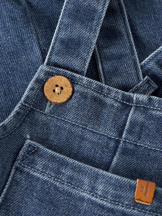 Lil' Atelier Blaue Kinder-Jeanslatzhose Lil' Atelier Blaue Kinder-Jeanslatzhose